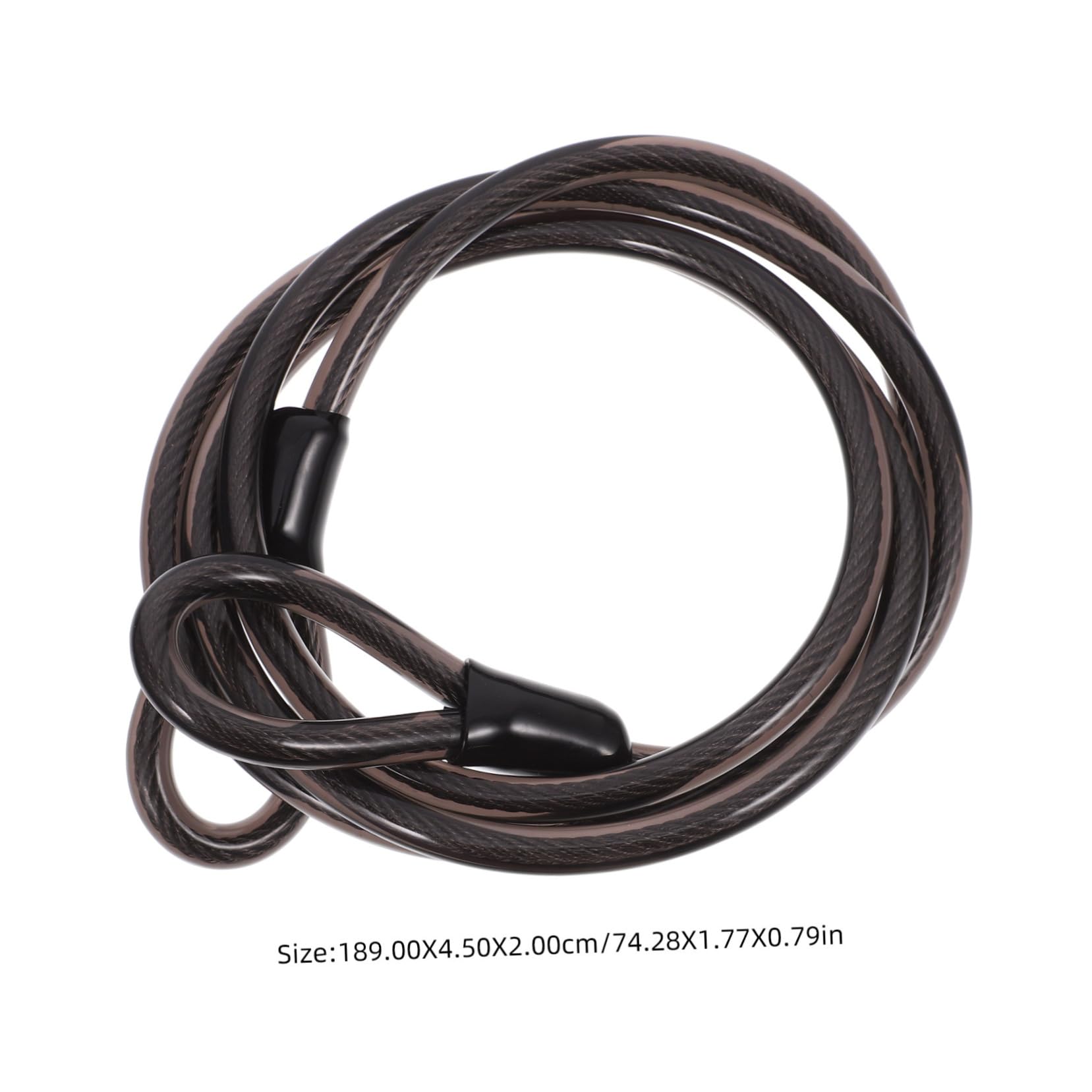 DOITOOL Wire Rope Covers Tension Outdoor Steel Black