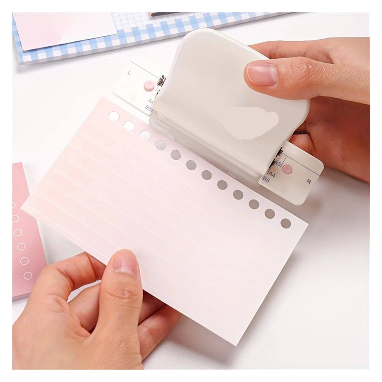 Perforatrice a 6 fori Perforatrice multifunzione a 6 fori for raccoglitore 1PC