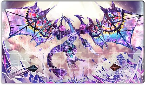 XYZ ZD014-351-A Dragon CCG TCG Trading Card Game Mat with Zones and Pouch Included