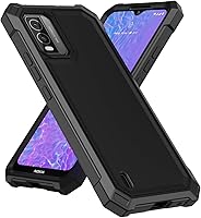 Vista 7 de Funda para Nokia C210 con protector de pantalla, parte delantera trasera de cuerpo completo, protección resistente, silicona suave esmerilada, grado