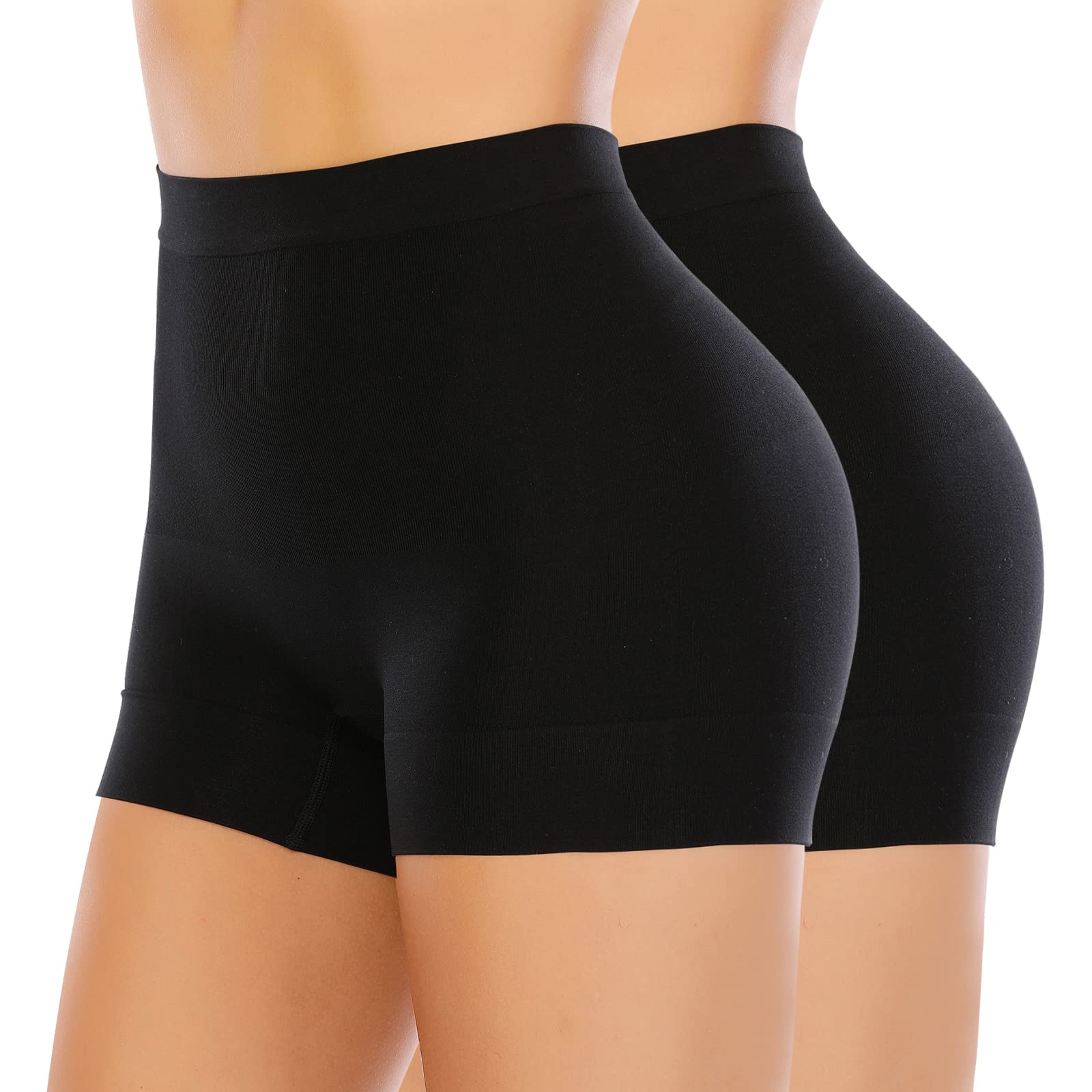 Werena Seamless Shaping Boyshorts Panties for Women Slip Shorts Under Dress Shapewear Shorts