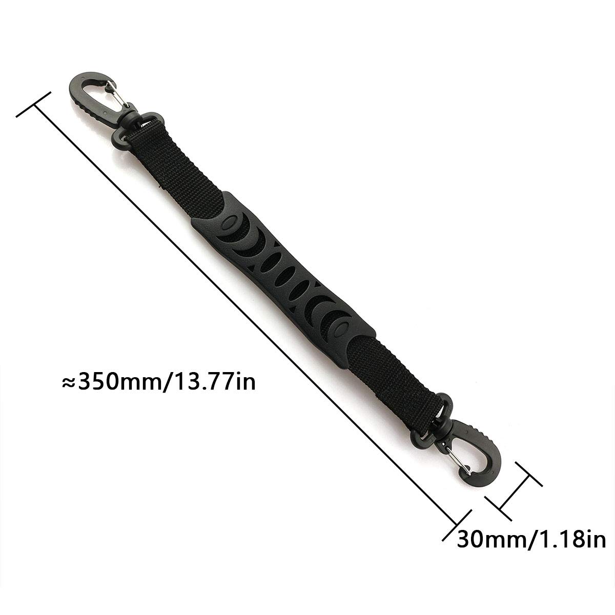 ZRM&E Roller Skate Shoe Lifter Hanging Hand Buckle 30-35cm Shoelace Buckle Skate Shoe Carrier for Carrying Skate Shoes Black