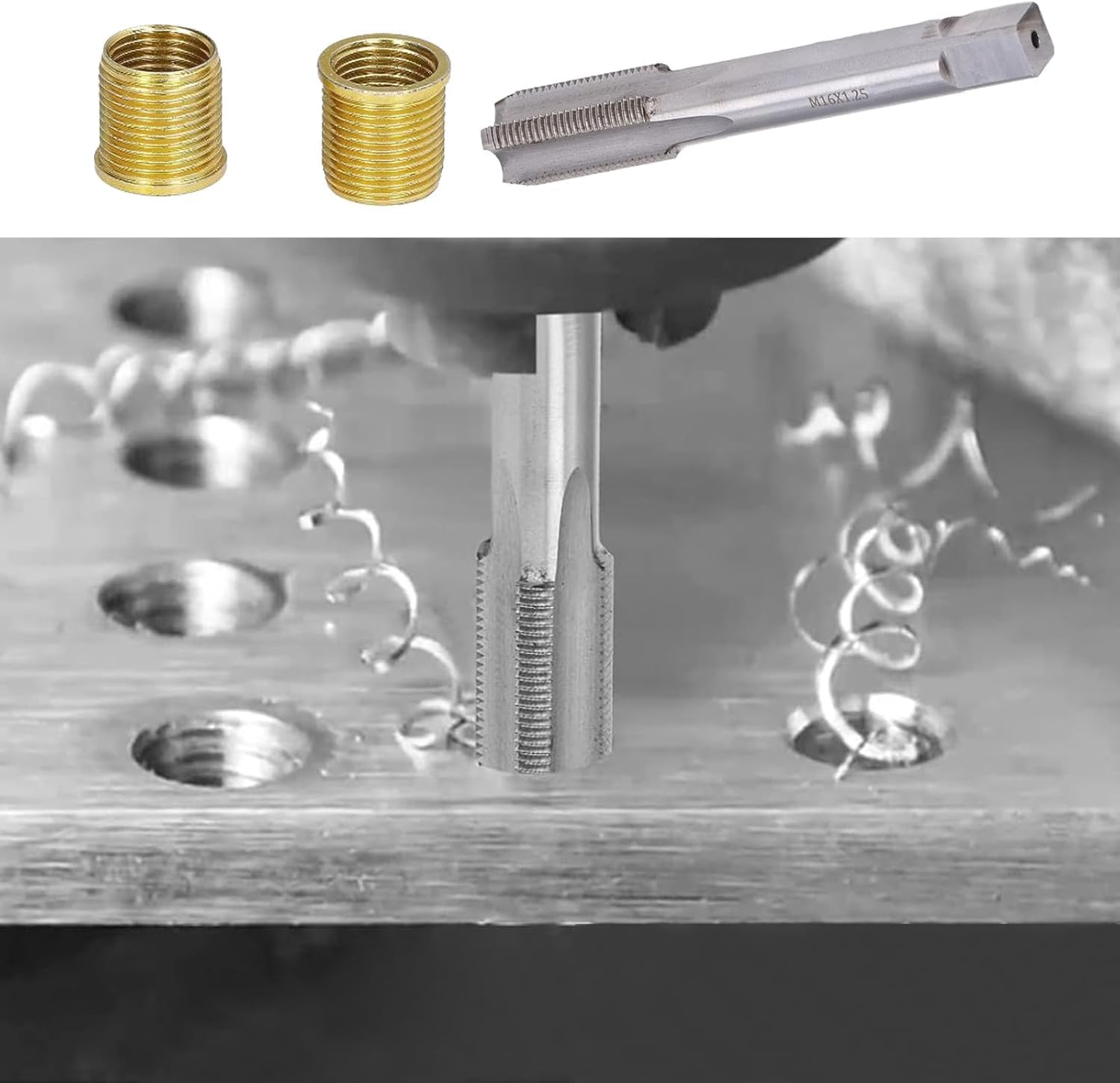 Inserts Filetés M14X1,25, Robinet M16X1,25 Galvanisé Pour Bougie D'Allumage À Filetage 14 Mm X 1,25 Mm
