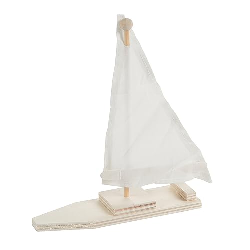 Fun Express DIY Wood Sailboat Kits 12 Pack - Premium