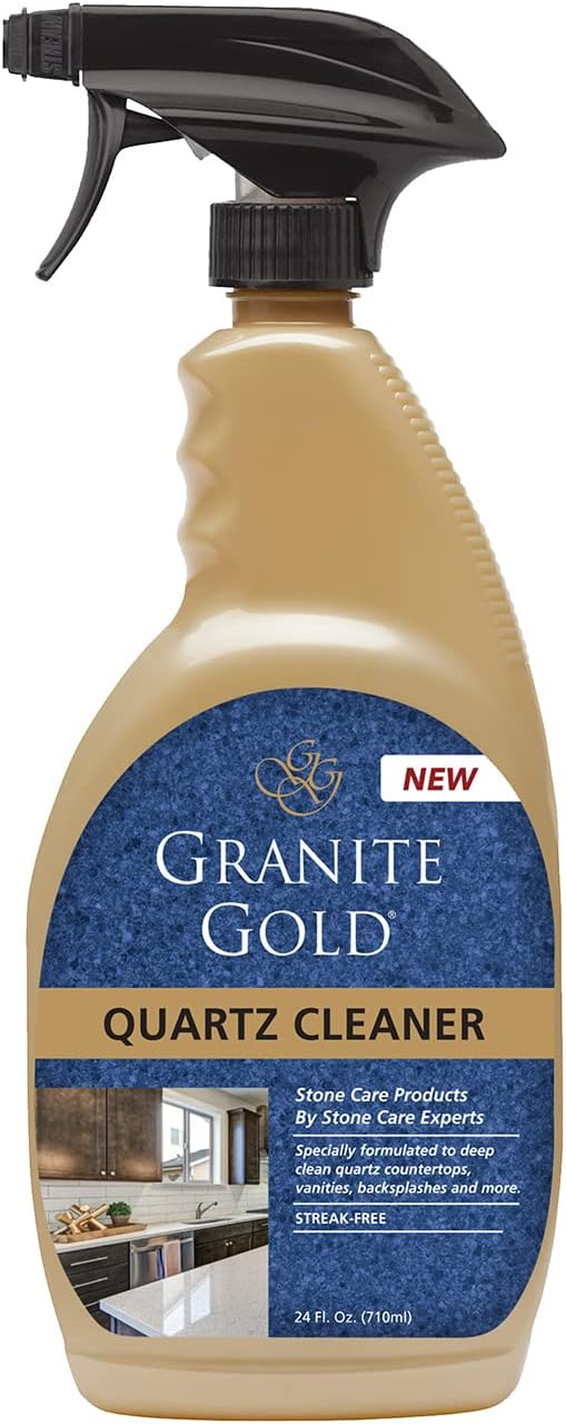 Granite Gold Quartz Cleaner Spray for Caesarstone, Cambria, Silestone and All Other