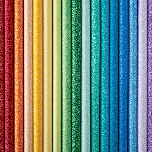 Connecting Threads Blender Collection Precut Quilting Cotton Fabric Bundles 5" Charm Squares (Swirl Tonal) #TOP3