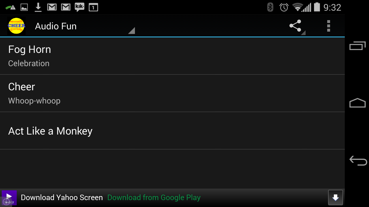 Softball Cheers 2014 Edition 1 App on Amazon Appstore