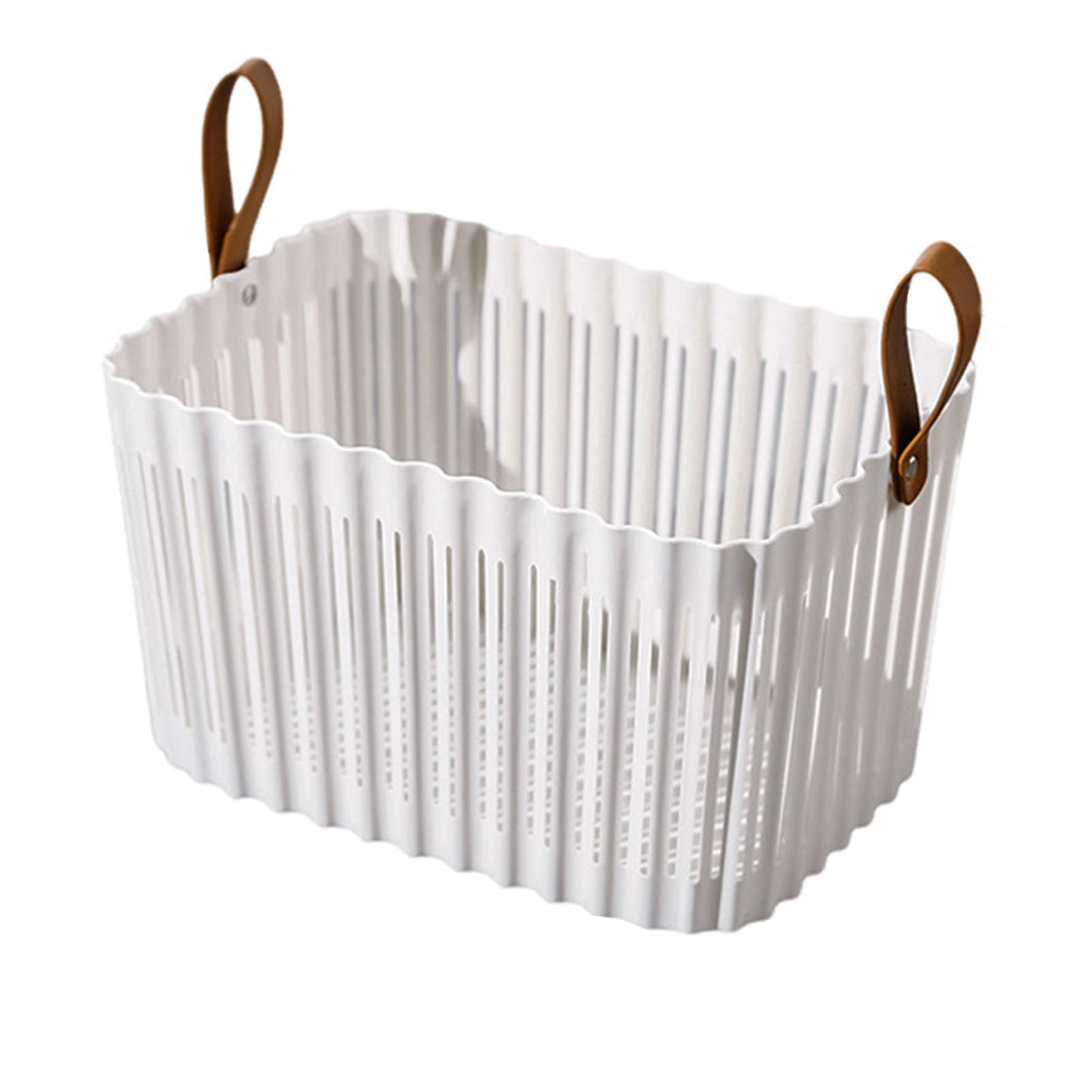 Tuoyibo C Hollow Out Storage Basket, Dirty Lothes Basket, Household Sundry Lothes Plasti Storage Basket, Bathroom Put Lothes Toy Bucket