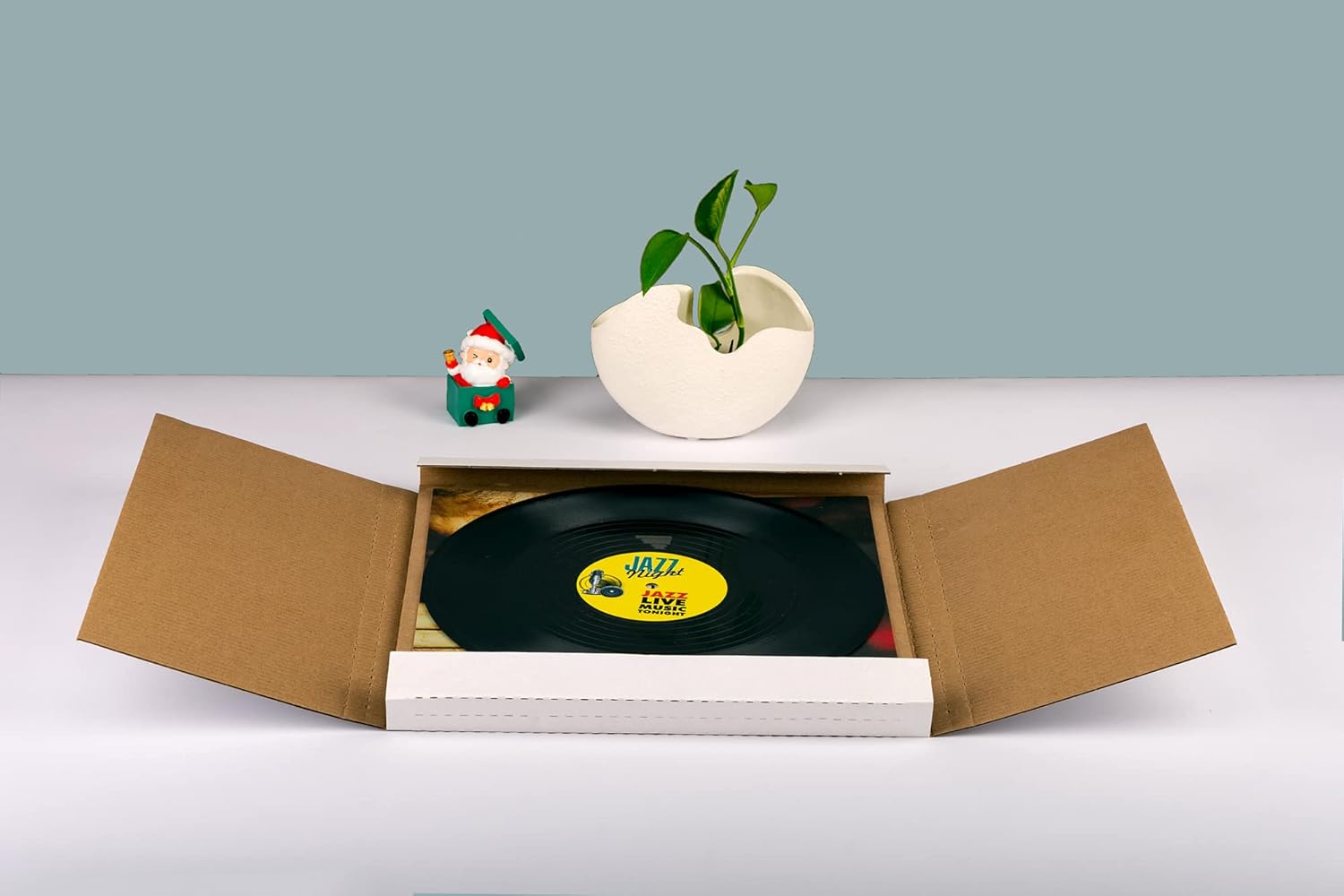 White Vinyl Records Shipping Boxes 12.5x12.5x1 Inch LP Mailing Corrugated Cardboard Boxes, Easy-Fold, Multi-Depth Album Mailers Box, 25 Pack : Office Products