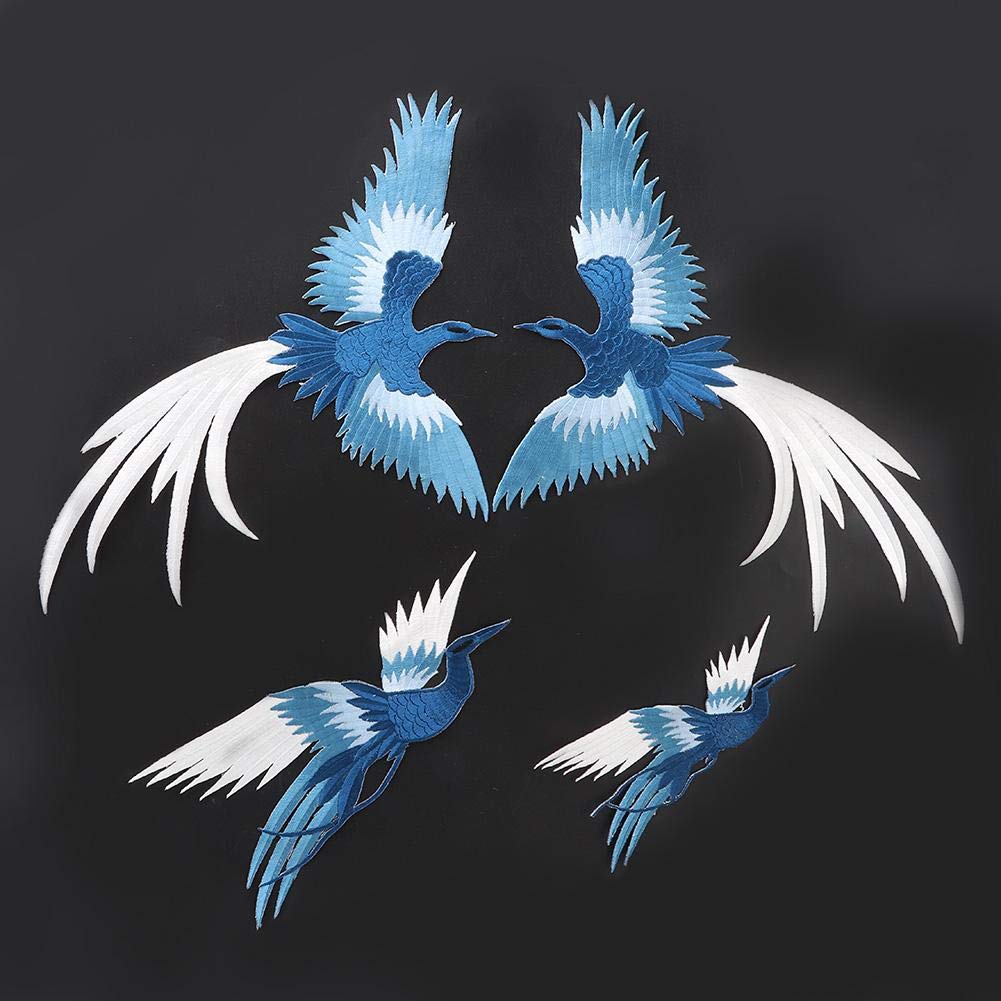 Patchs de Broderie de Poisson Rouge Patch Thermocollant Vetement Adulte Patch Thermocollant Vintage Patchs Stickers Vetement Pour Vêtements, Jeans, T-shirts, Vestes et Sacs à Dos, 4pcs