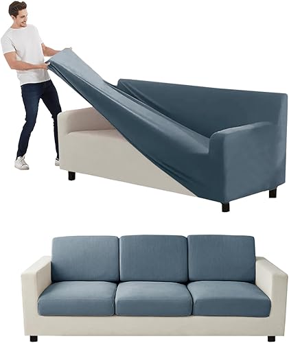 Miniatura 92 de Funda para Sofá de Terciopelo, Fundas Elásticas para Sofá para Funda Principal Separada/Respaldos y Cojines de Asiento, Funda para Sofá, para Fundas