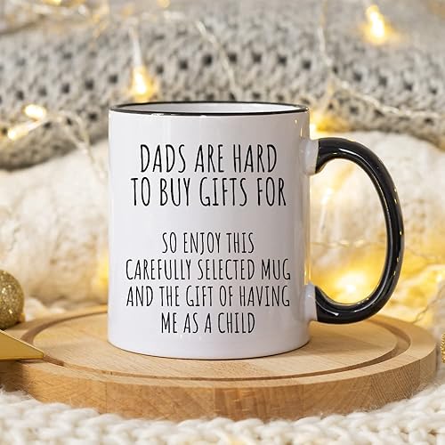 Miniatura 4 de Fatbaby Taza de café divertida para papá, Día del Padre, Navidad, regalos de cumpleaños para papá de parte de hija e hijo, regalos para padre, taza