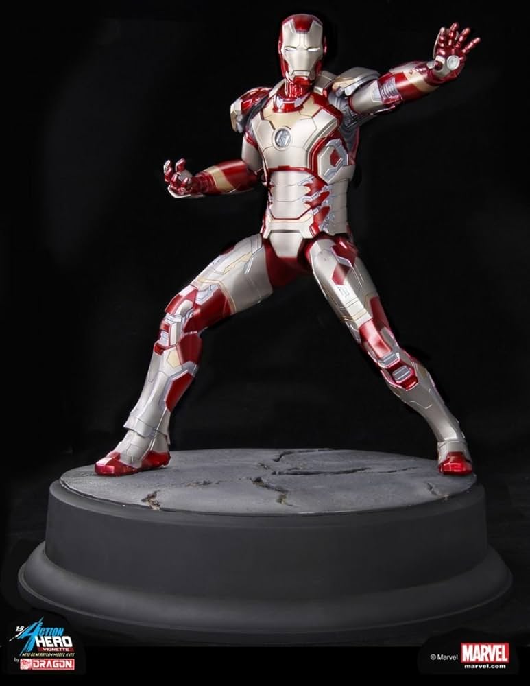 Amazon.com: Dragon Models Iron Man 3: Iron Man Mk. 42 Action Hero