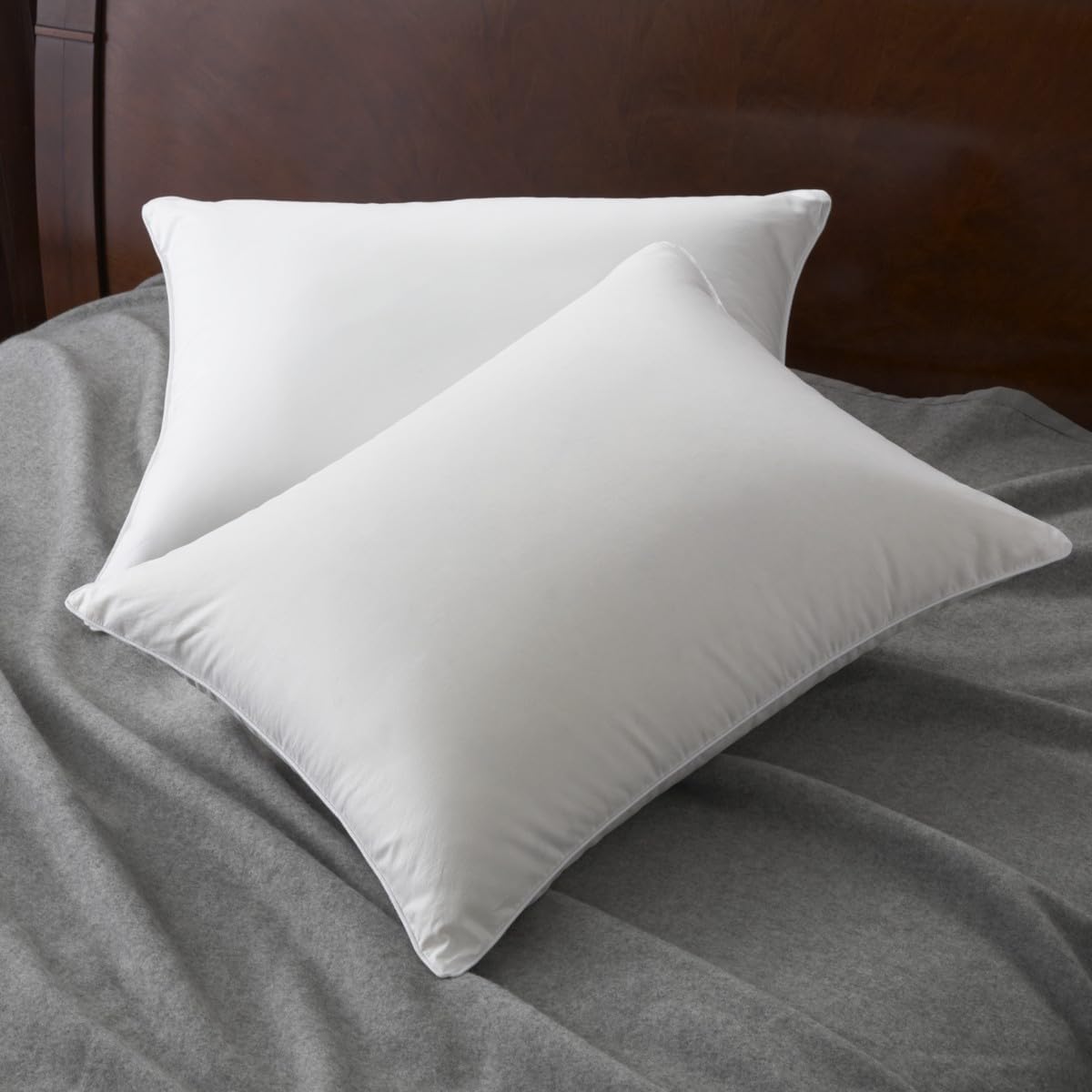 Almohada King 20 x 36 pulgadas Relleno de Pluma Algodón Orgánico