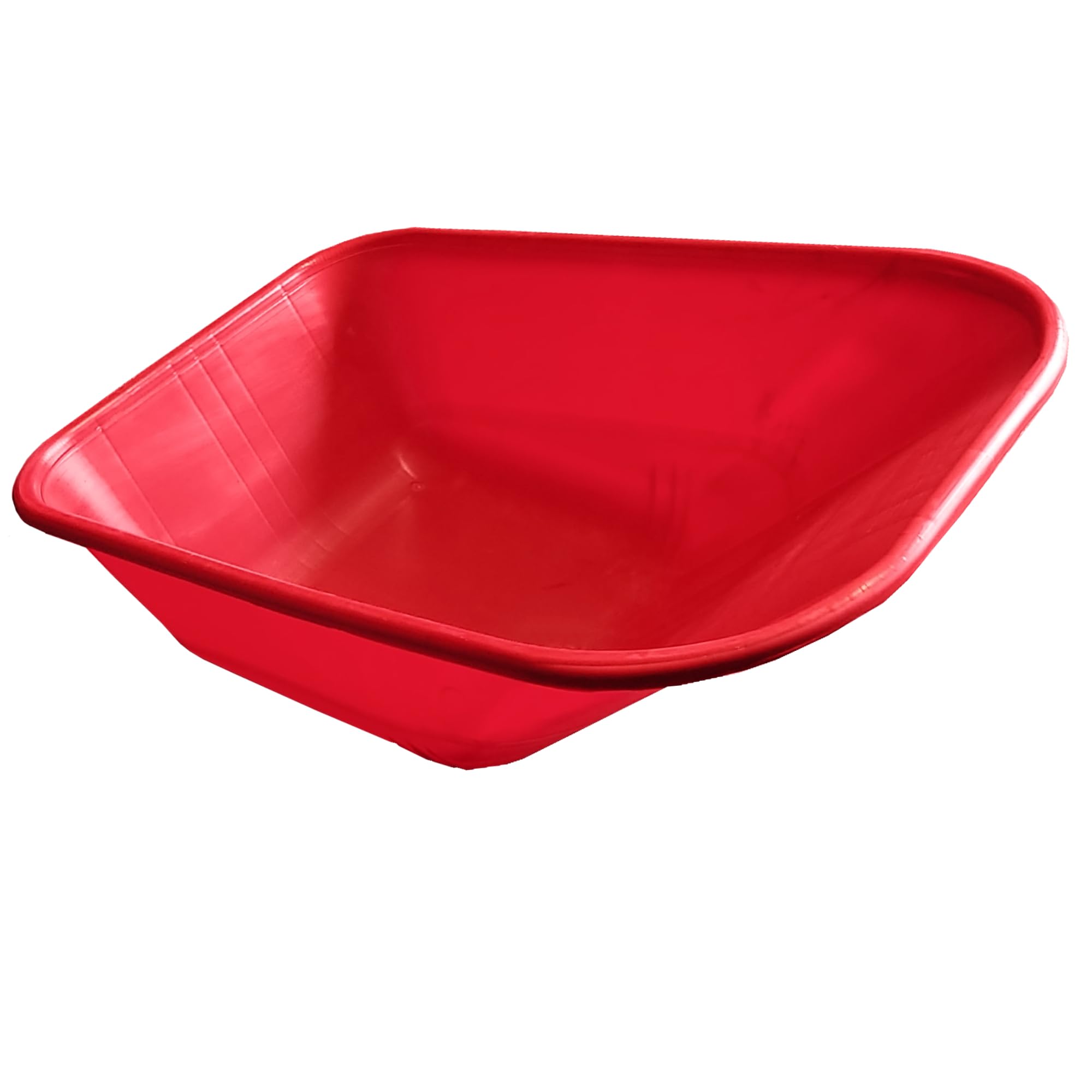 Ketobarrow Red Wheelbarrow Tray Replacement Wheelbarrow Body Pan - 110L Capacity - Undrilled - Universal Fit - Barrow Body (Red)