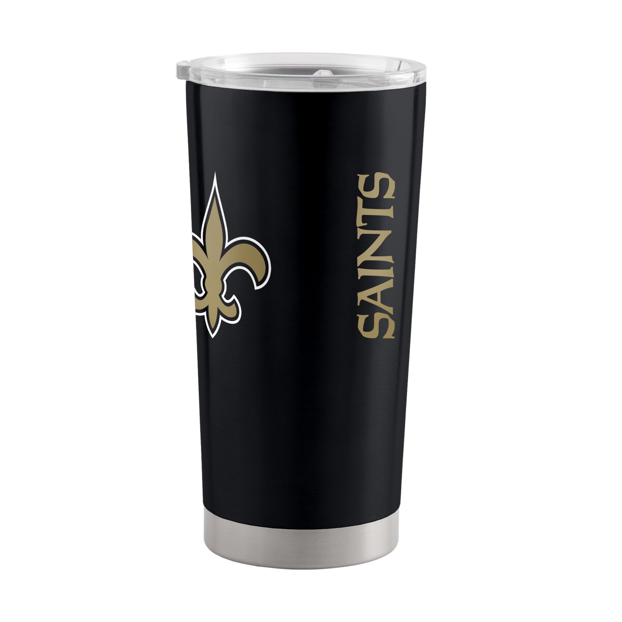 New Orleans Saints NFL 20oz Stainless Steel Insulated Tumbler, Slider Lid
