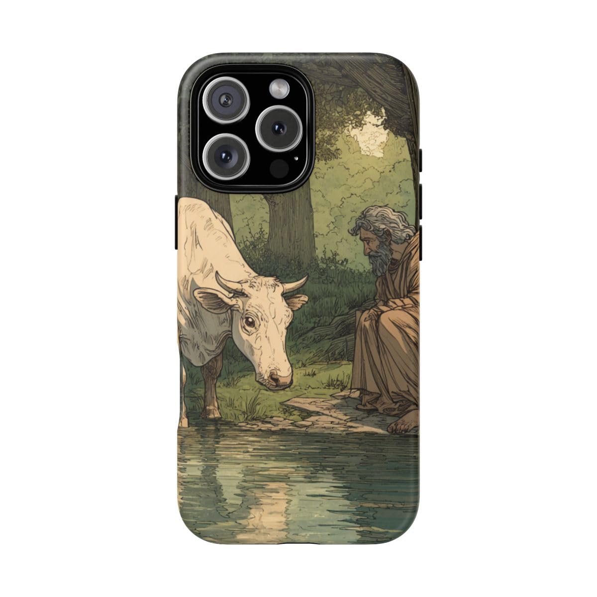 Coque iPhone 16 Pro Max rigide mate Riverbank protection antichoc originale - 5
