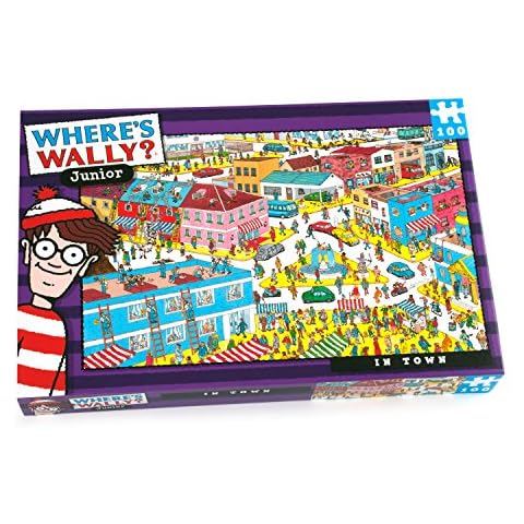 Where's Wally 100-Piece Town Puzzle Cover