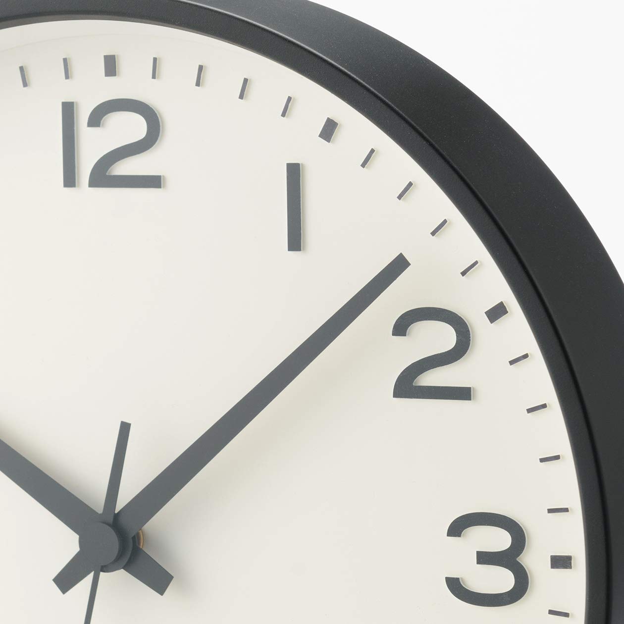 Amazon.co.jp: 無印良品 アナログ時計・大 掛置時計・ブラック