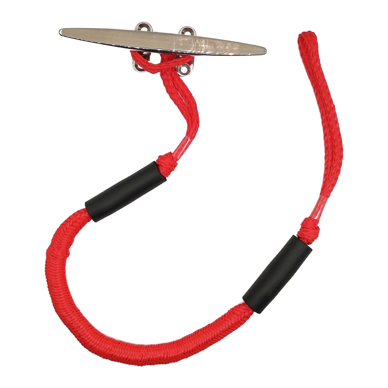 Jfgctyhxy Red Bungee Dock Line Stretchable Mooring Rope Boat Anchor(Red)