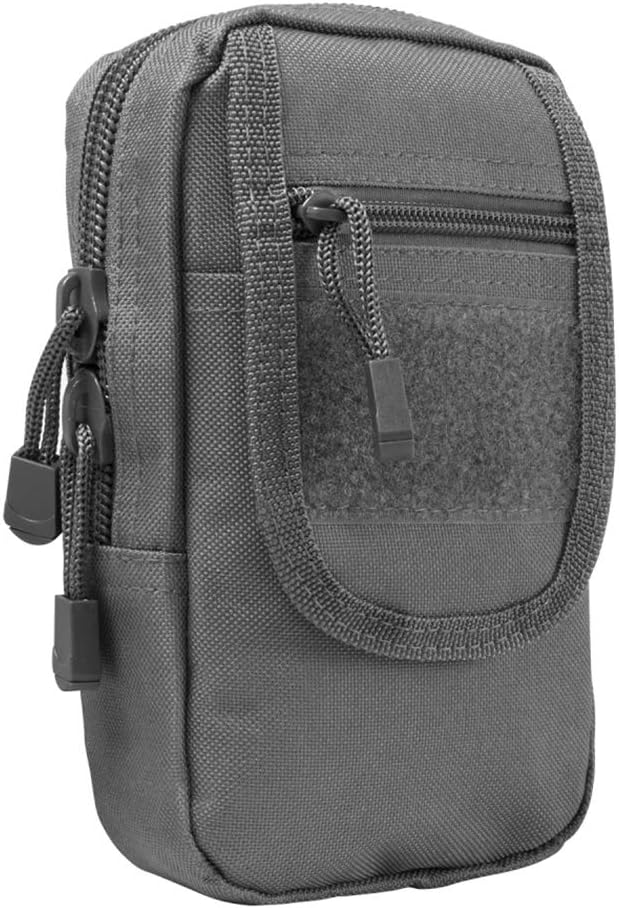 MOLLE Compatible Discrete Wolf Grey Color Concealed Carry Compact Pistol Pouch fits S&W Shield SIG P365 P938 P239