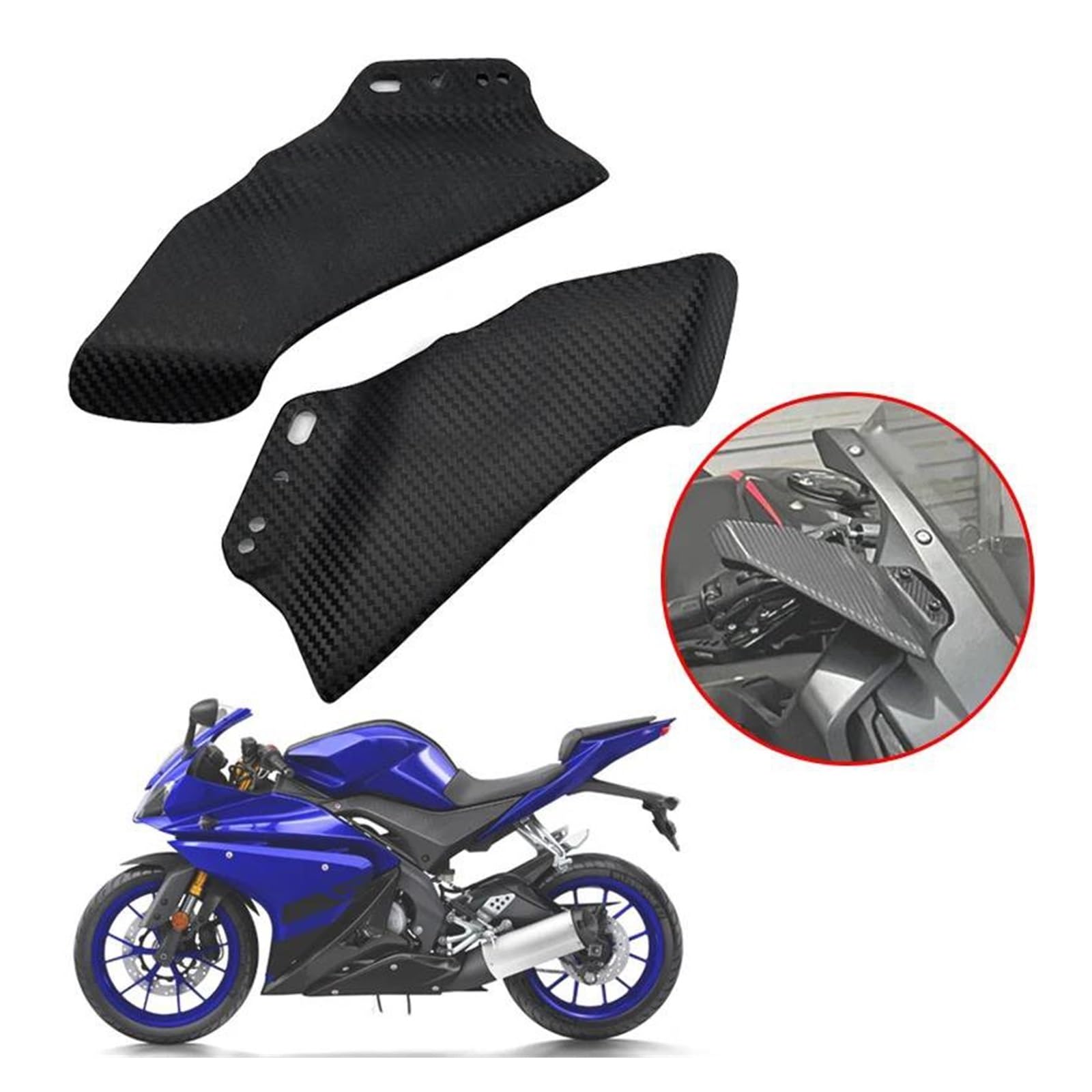 Amazon | スポイラー ために YZF-R125 YZF-R25 YZF-R15 YZF-R6