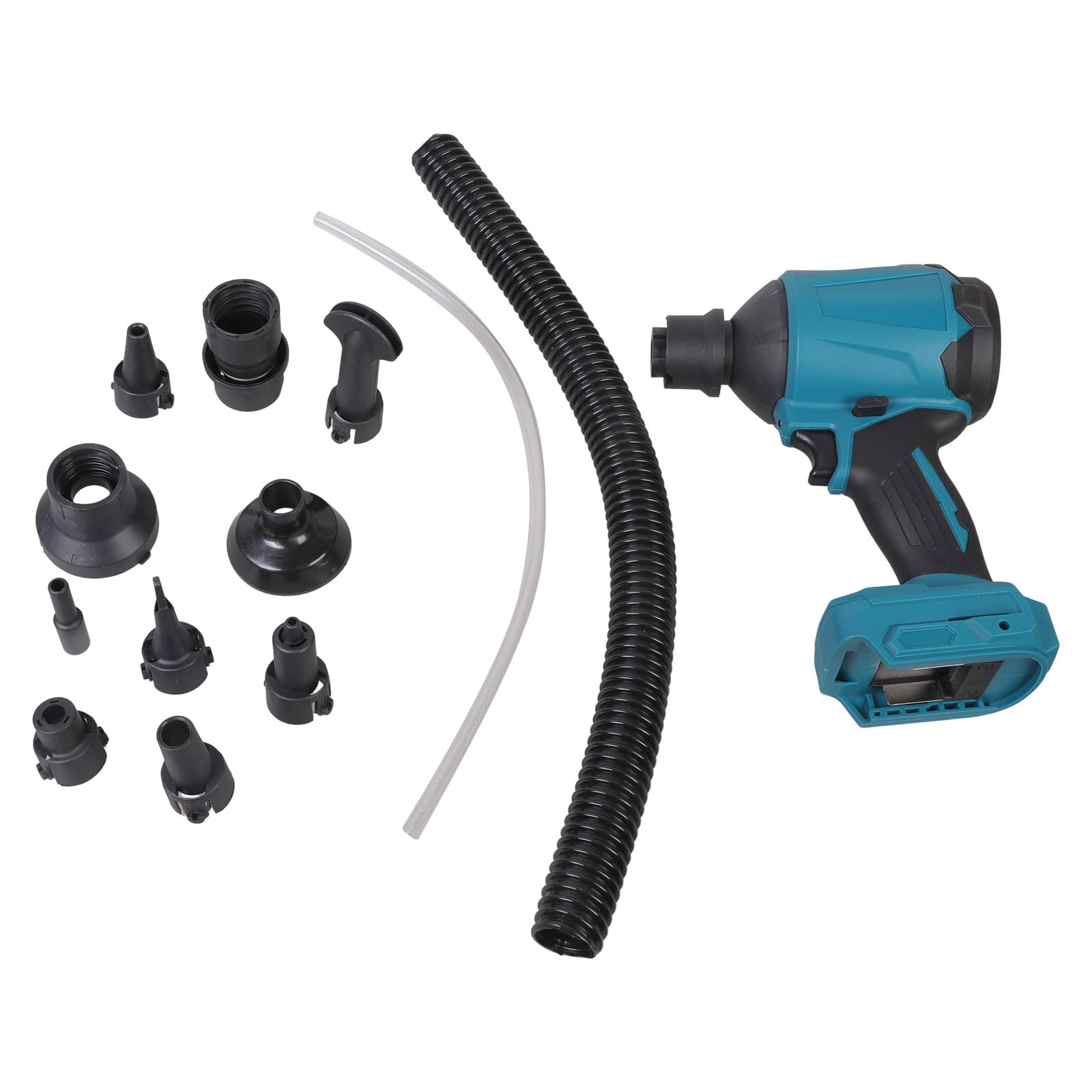 Soplador de polvo inalámbrico portátil, herramienta de aire eléctrica de mano, 450W, 21000RPM, con múltiples accesorios, herramienta eléctrica de mano