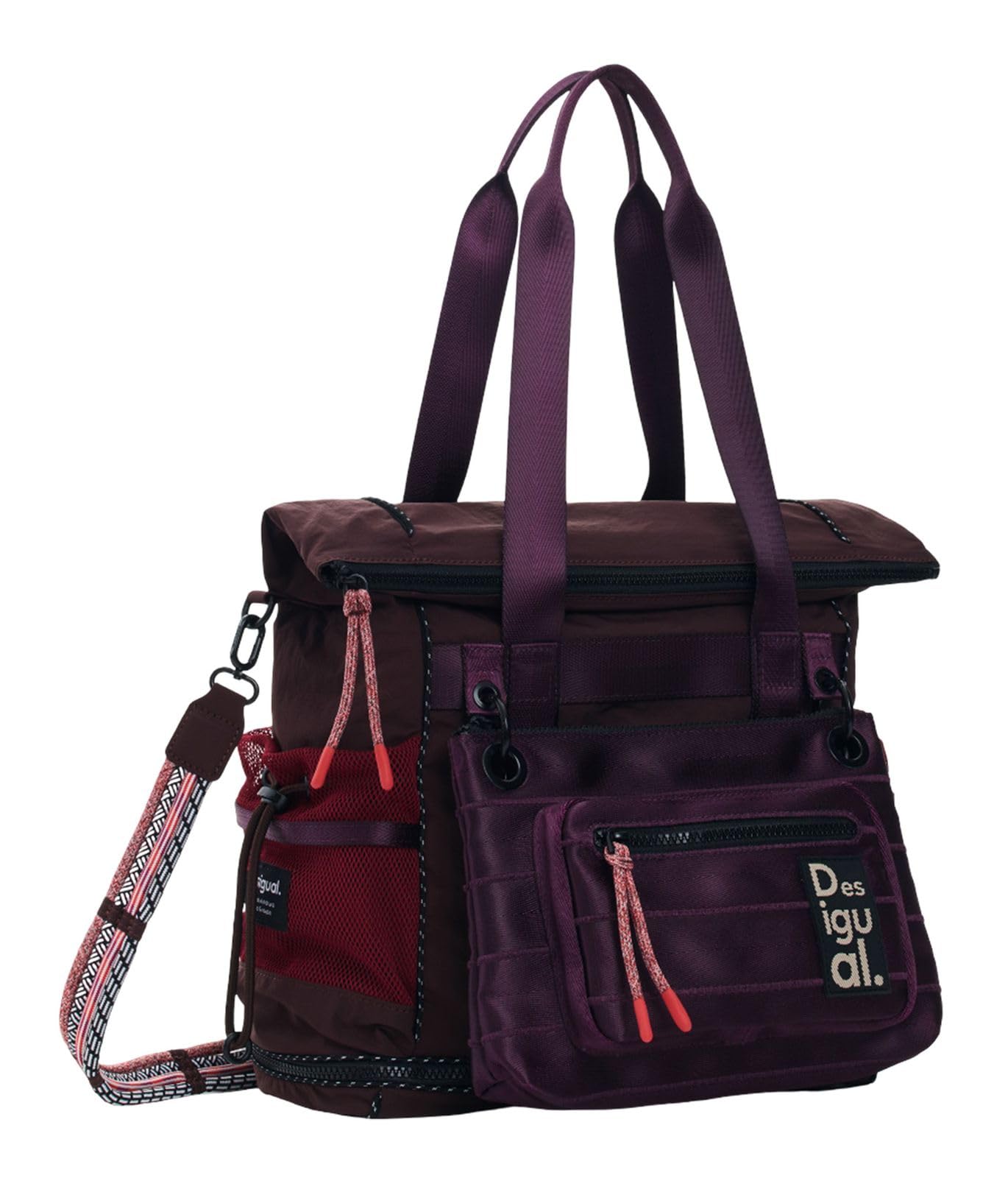 Desigual Zaino Donna Rosso One Size
