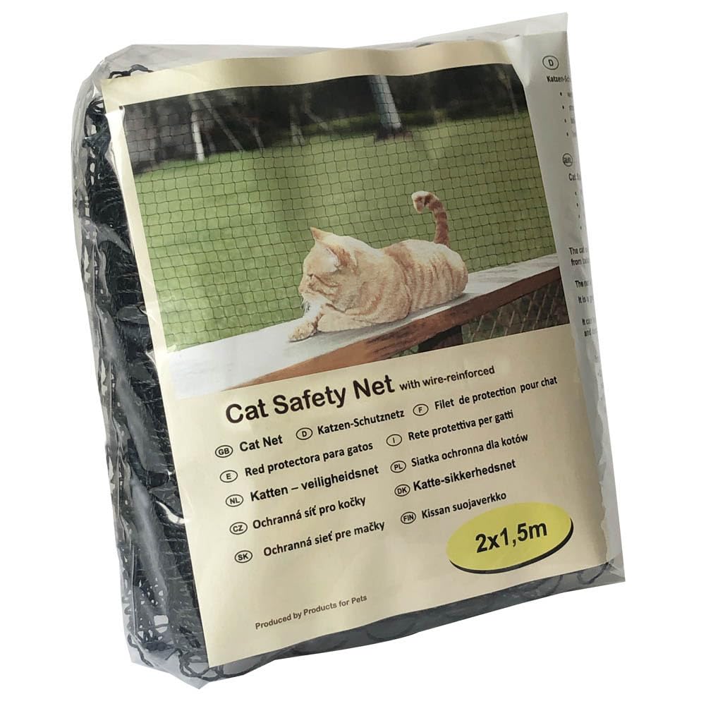 JUMXSRLE Balkonnetz Für Katzen – Drahtverstärkt, Bissfest & UV-beständig