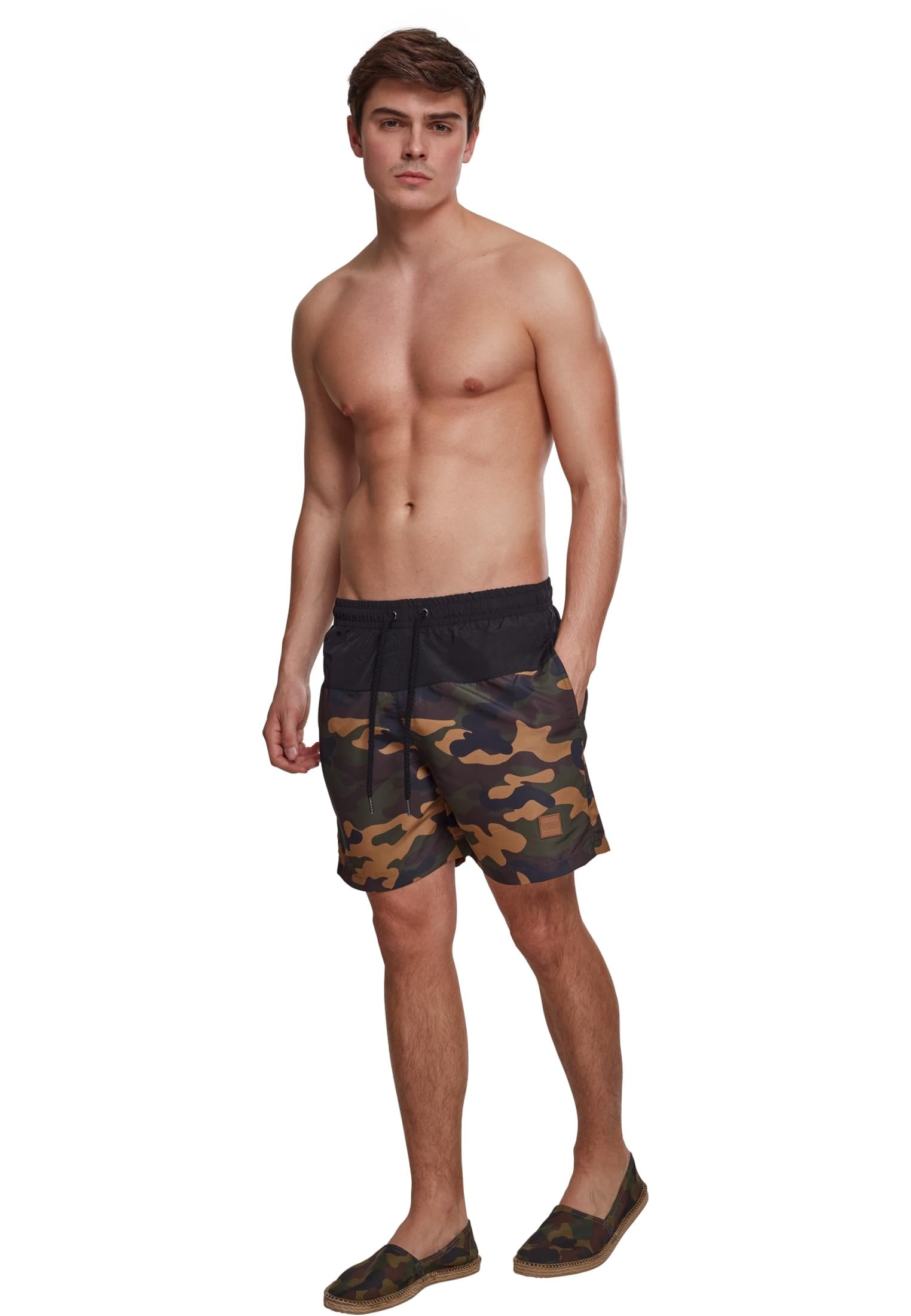 Urban Classics Men's Noir Swim Shorts Urban Classic Basic