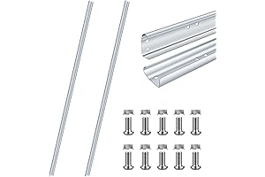 2 Pcs Garage Door Vertical Track Replacement Garage Door Rails Left Right Vertical Bracket