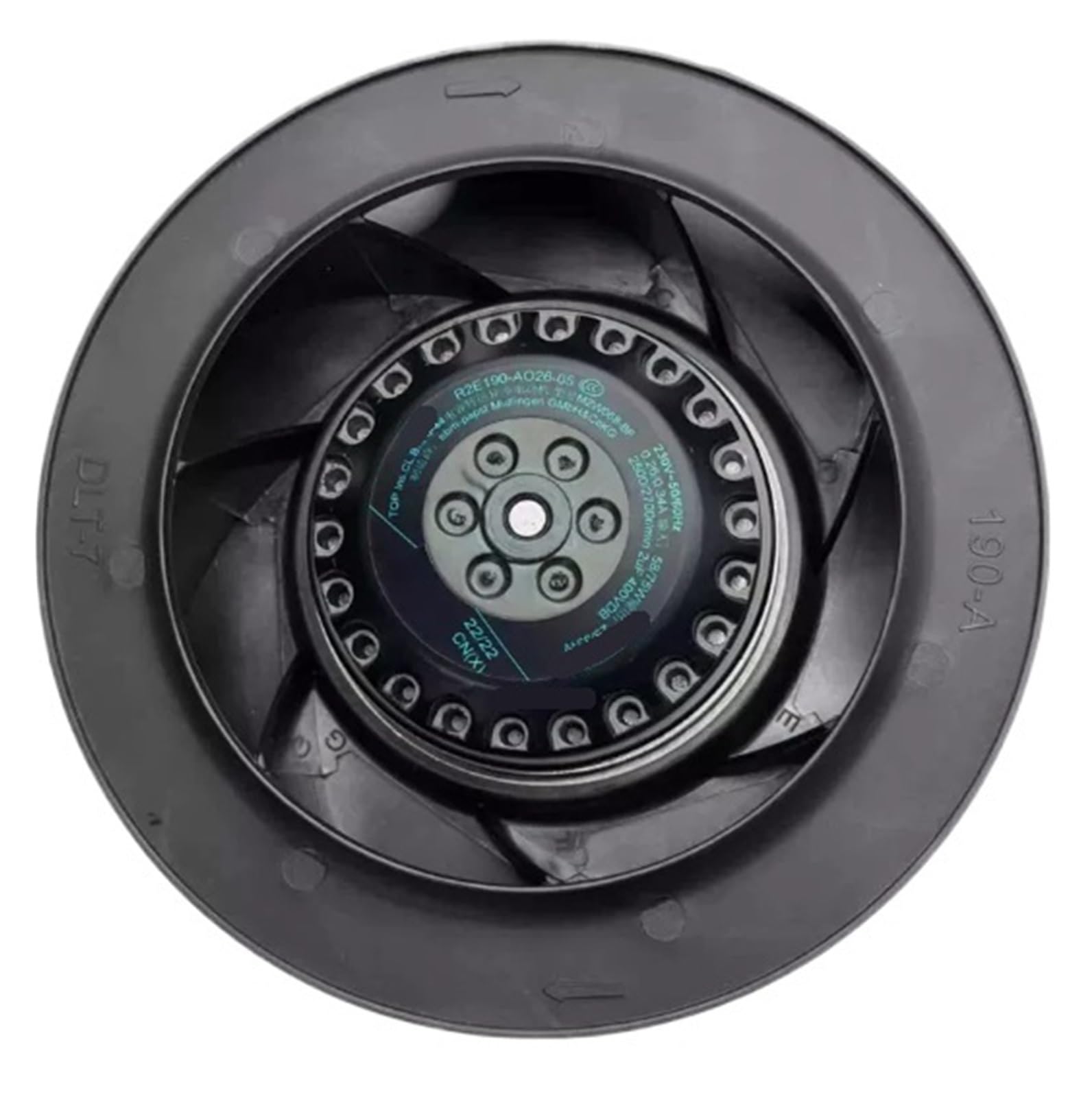EGTDSFGJA R2E190-AO26-05/A03 230V 190MM Centrifugal Fan