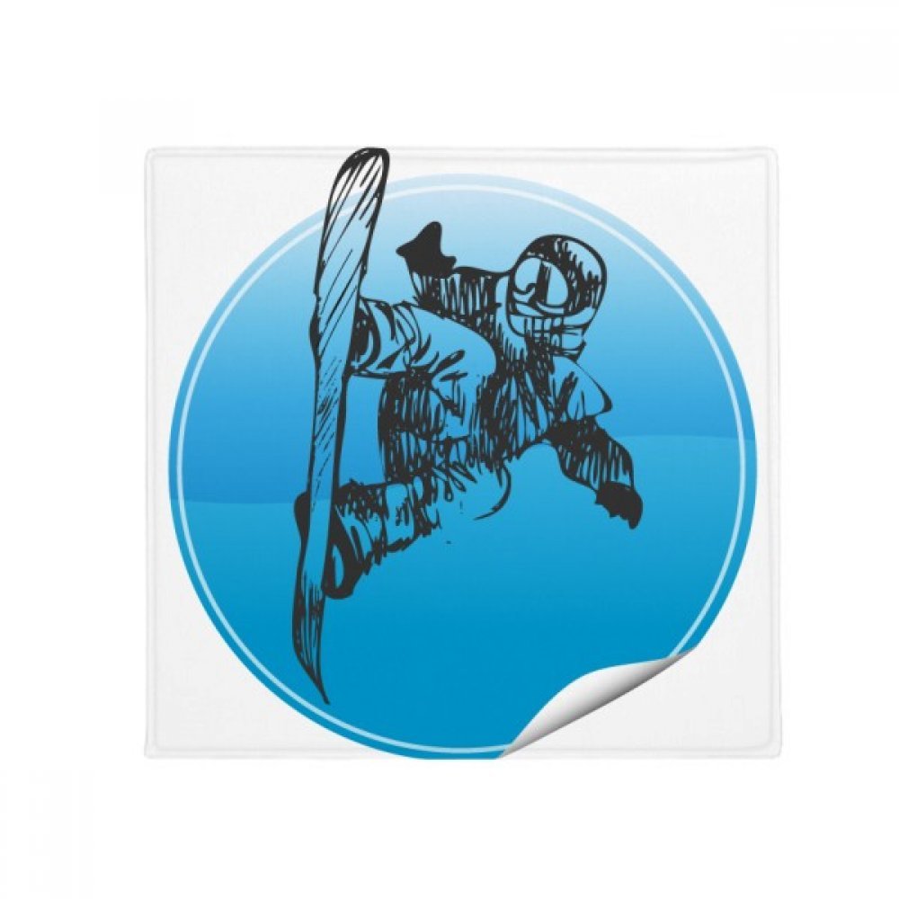 Tapis ski sport hiver anti-dérapant 80cm lavable et sécurisé pour animaux et maison