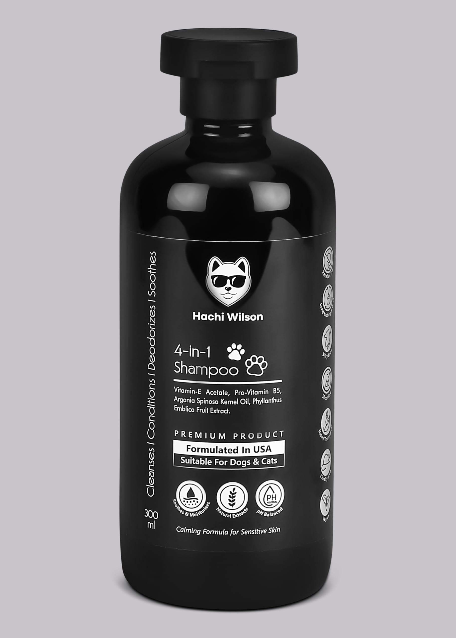 Hachi Wilson Super Premium 4in1Dog/Cat Shampoo (USA Formulated, USFDA Approved), Highest Selling Product Globally, Shampoo, Conditioner & Deodorizer, Tackle Tangles and Shedding, White Tea Basil Scent (B0DJ5BK1ZK) Amazon Price History, Amazon Price Tracker