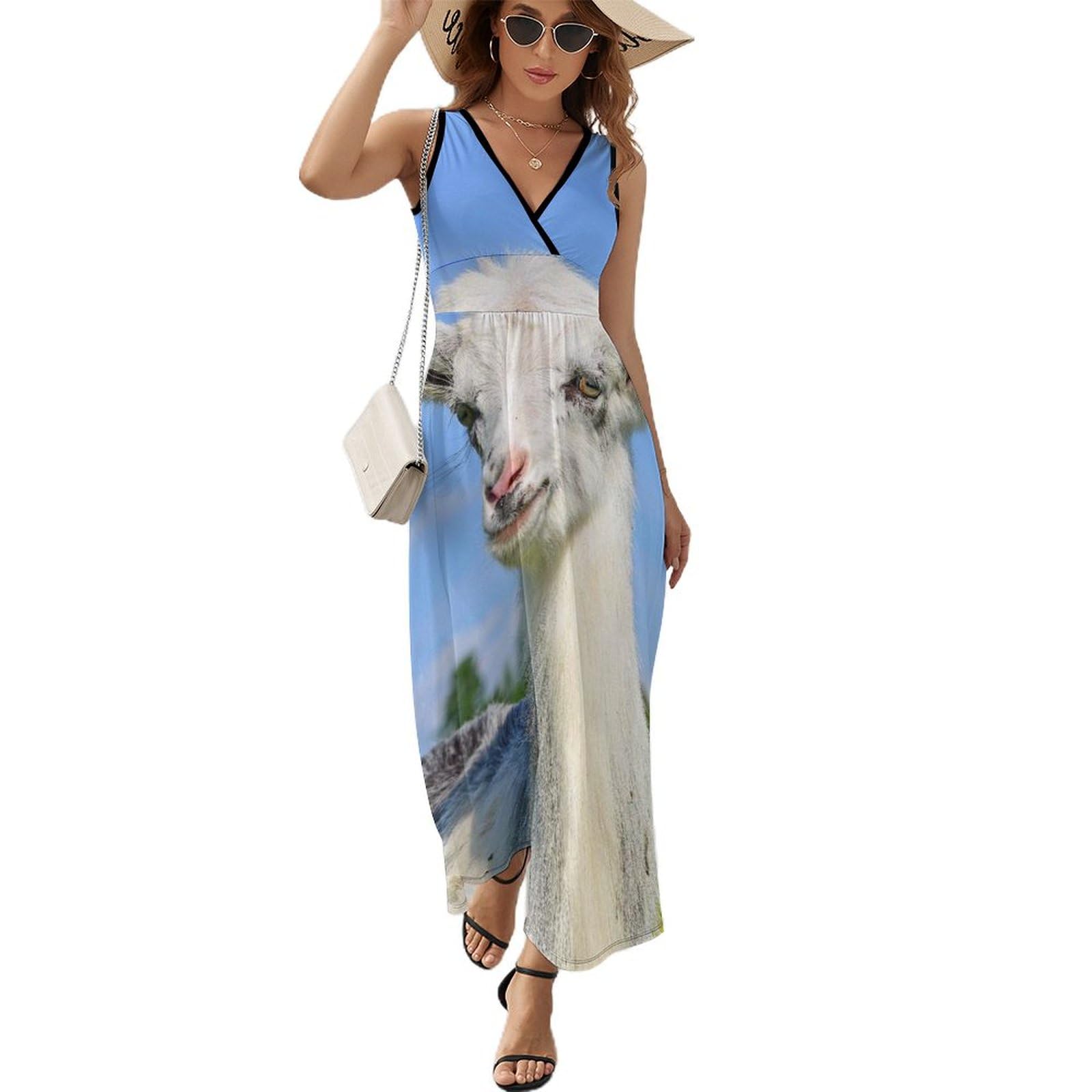 Robe longue d'été ample et légère pour masquer les complexes - 8