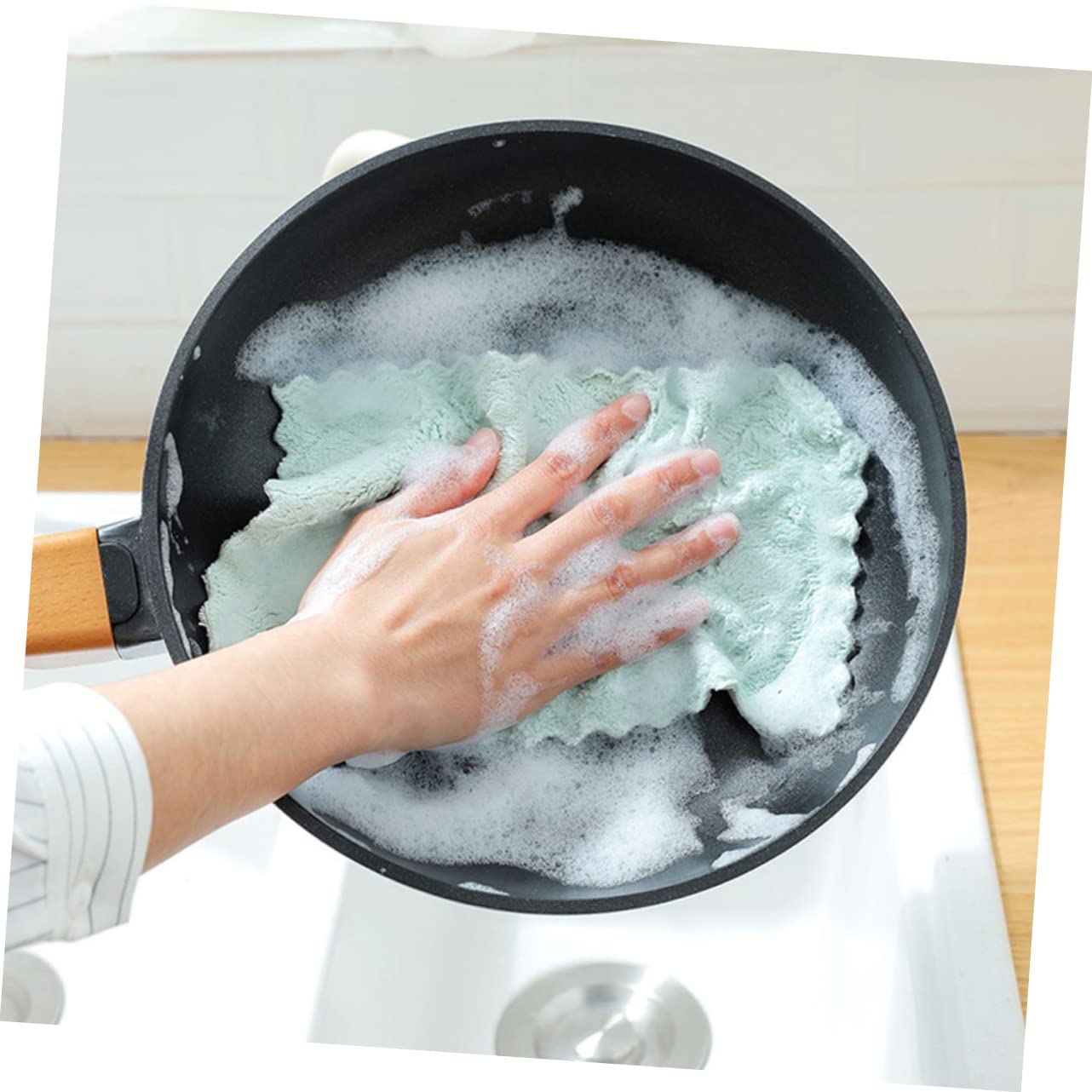 Gatuida 40piezas Paquete De Paños De Cocina Absorbentes De Microfibra para Limpieza Eficaz Reutilizables y Lavables para Utensilios y Menaje De Cocina