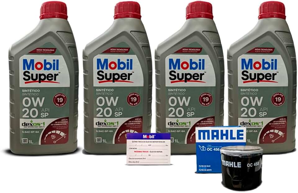 Kit Troca de Oleo 0w20 + Filtro Fiat Pulse 1.3 2022 a 2024