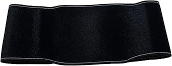 Abdominal belts for Women, Black Neoprene Belt with Contrast Stitching