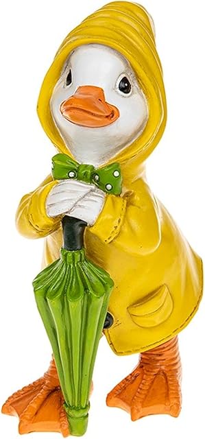 Puddle Duck Leaning on Brolly Ornament