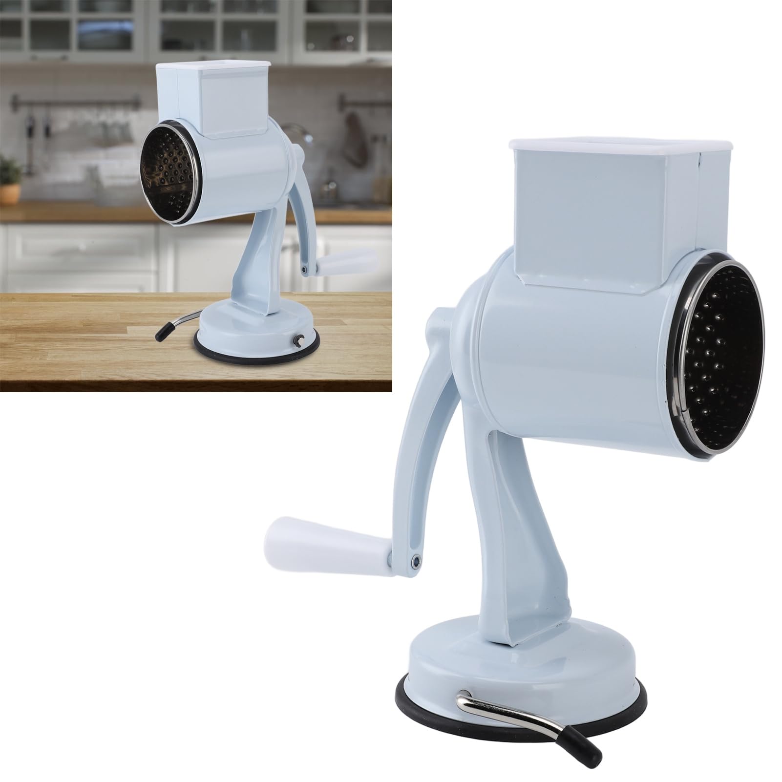 Râpe à Fromage Rotative, Râpe à Légumes Manuelle, Râpe à Fromage Pour Pommes De Terre Carottes Legumes Noix Courgettes 96801326