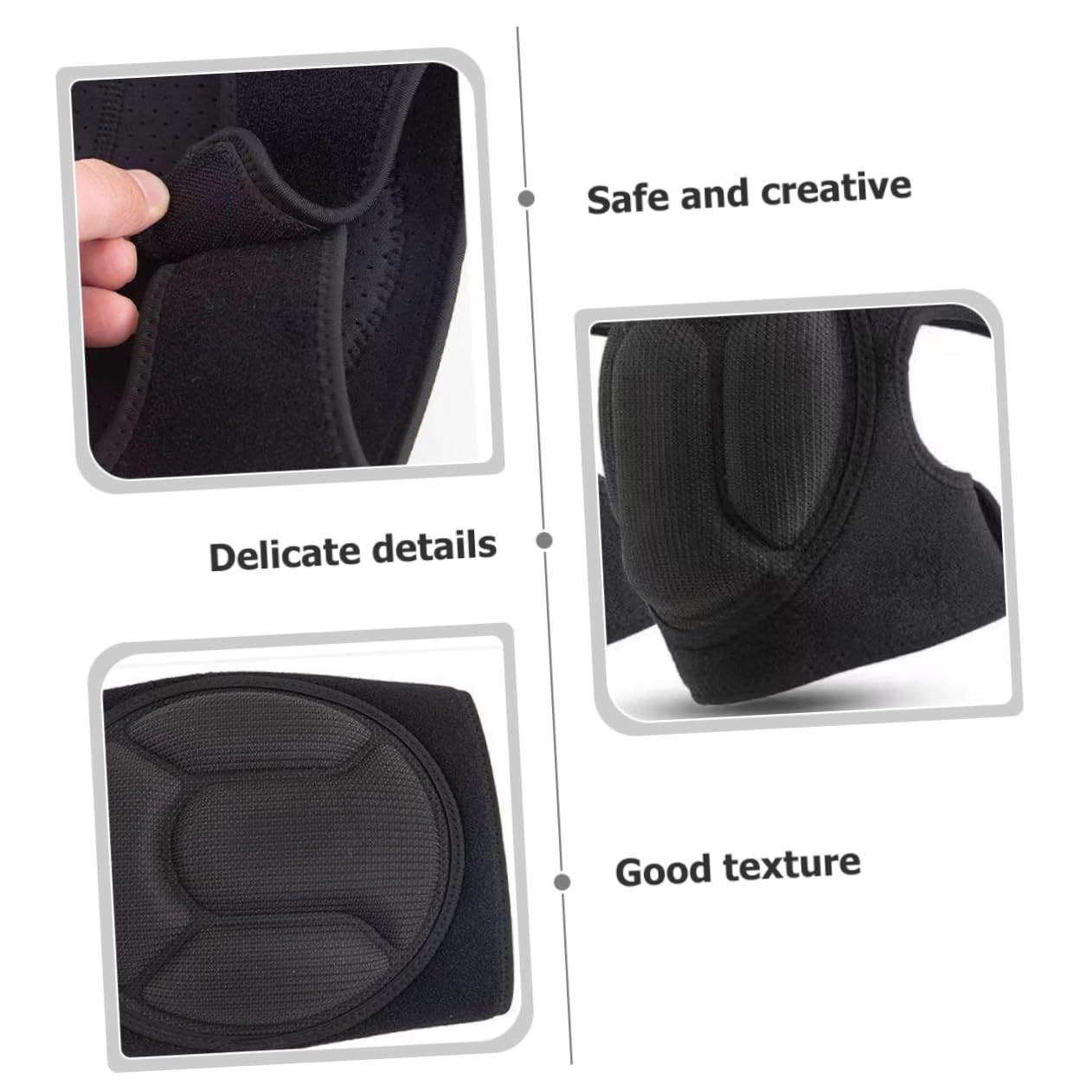 Didiseaon 2pcs Kneeling Pads Patella Stabilizer for Men Women Running Cycling Yoga Brace