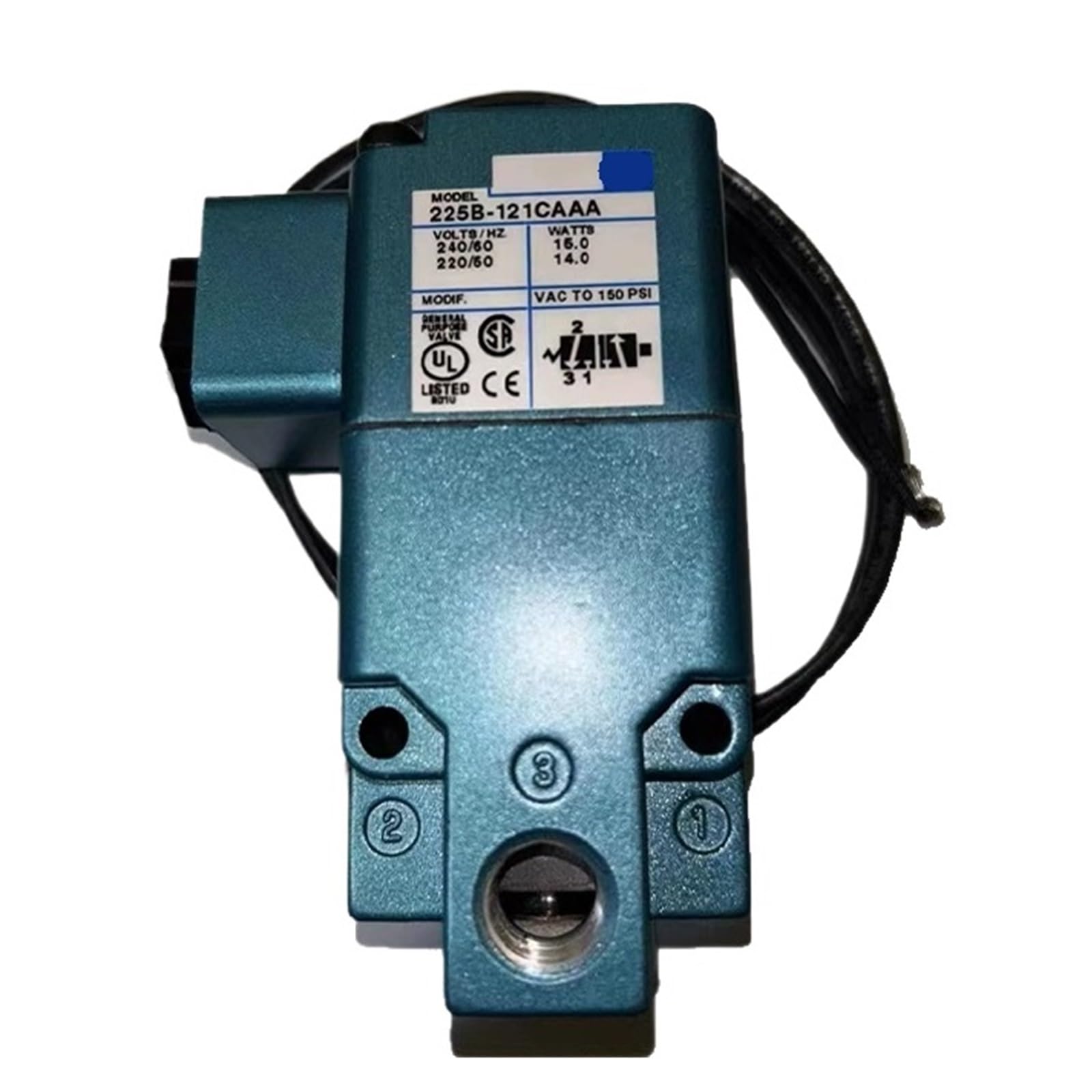 Électrovanne 225B-121BAAA pour régulation de fluide industrielle