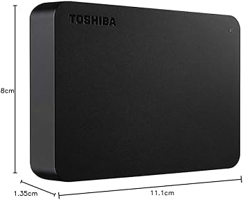 HD Externo Portátil Toshiba Canvio Basics 4TB Preto USB 3.0