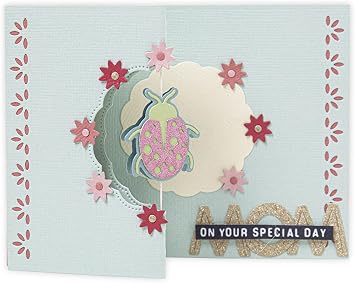Sizzix Thinlits Die Set 16PK Summer Spinner Card by Lisa Jones | 665886 |Chapter 2 2022, Multicolor, One Size