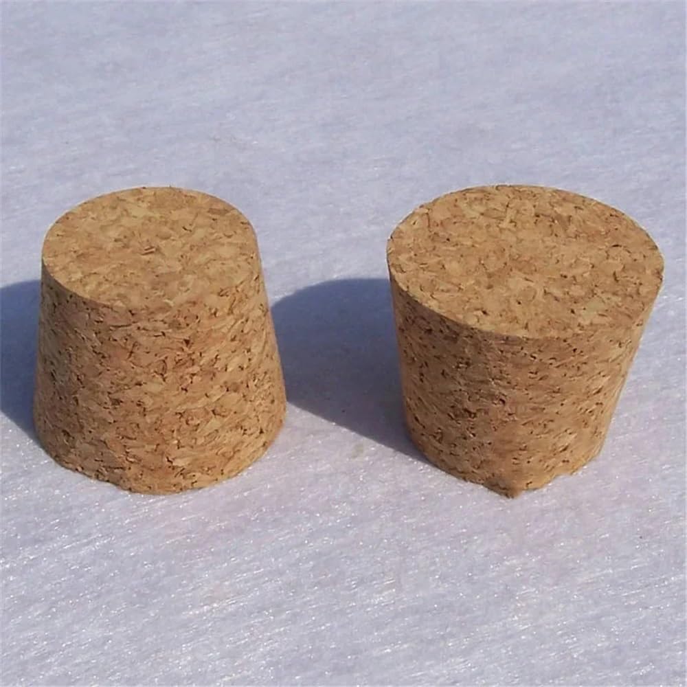 Tappi for tubi in sughero di legno da laboratorio da 43 * 33 * 35 mm, tappi for bottiglie di vino in vetro for esperimenti(50pcs)
