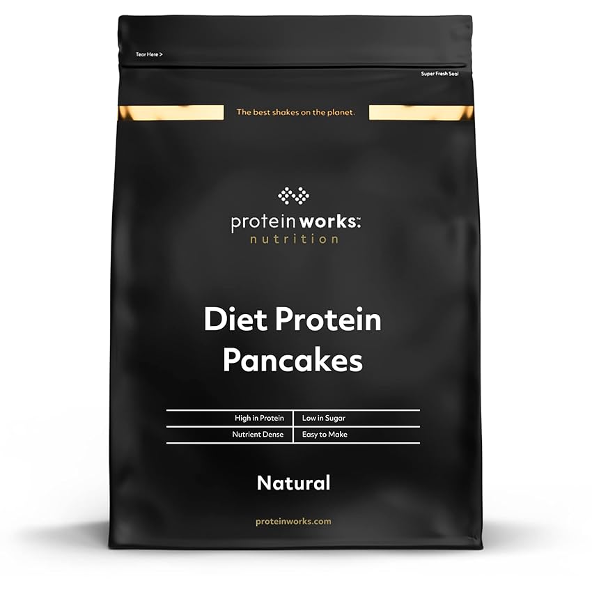 Preparato Per Pancake Proteici Dietetici | Naturale | Protein Works | 1kg