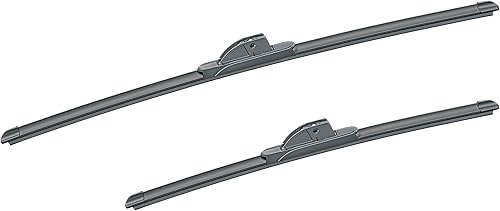 SAFELITE Paquete de 2 limpiaparabrisas de 24 y 18 pulgadas, repuesto automotriz para Chevrolet, Nissan, Mazda, Toyota, modelos años (SBB2418)