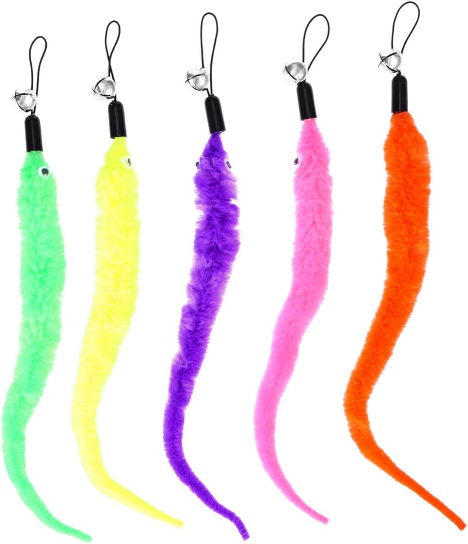 worm cat toy
