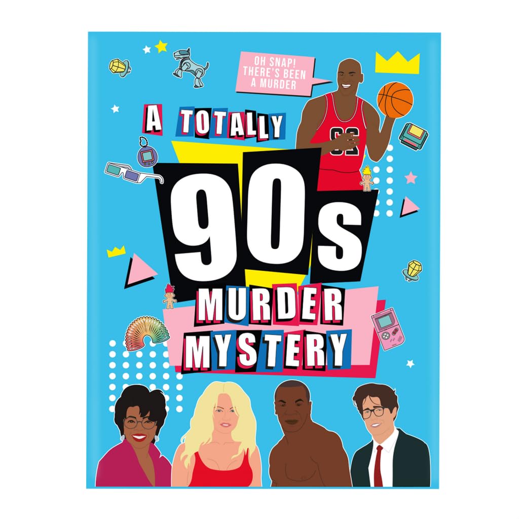 Gift Republic A Very 90s Murder Mystery Family Board Game, Multicoloured, GR670036