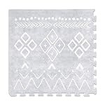 Lillefolk Baby Play Mat for Floor - 6x6ft Gray | Soft Non Toxic Premium EVA Foam Tiles for Tummy Time, Crawling & Playroom - Waterproof for Hard Floors Mat for Babies & Toddlers (9 Tiles)